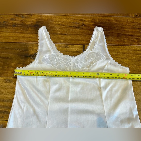Vintage Pink Lady white nylon camisole - Picture 7 of 9